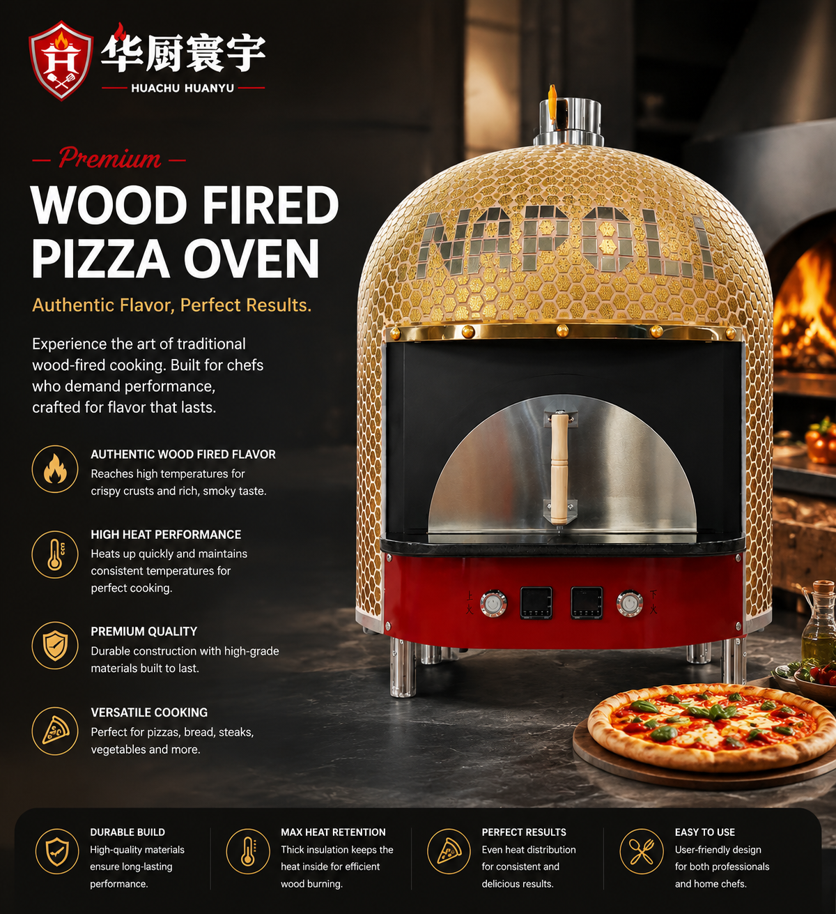 Mosaic Gold — Premium countertop oven